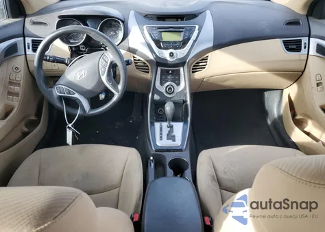 2012 Hyundai Elantra Gls из США, поврежденный, VIN KMHDH4AE8CU324169
